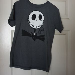 Kids size XL(14) Jack Skellington t shirt gray